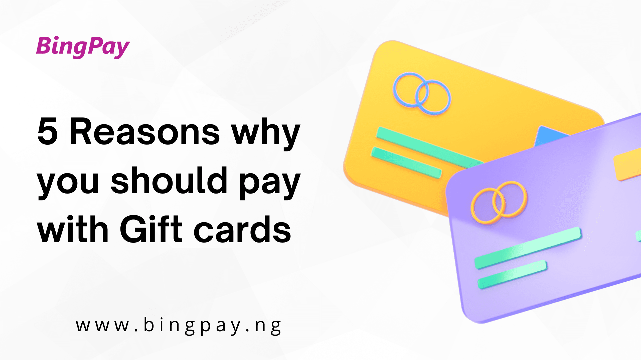 5 Reasons why you should pay with Gift cards